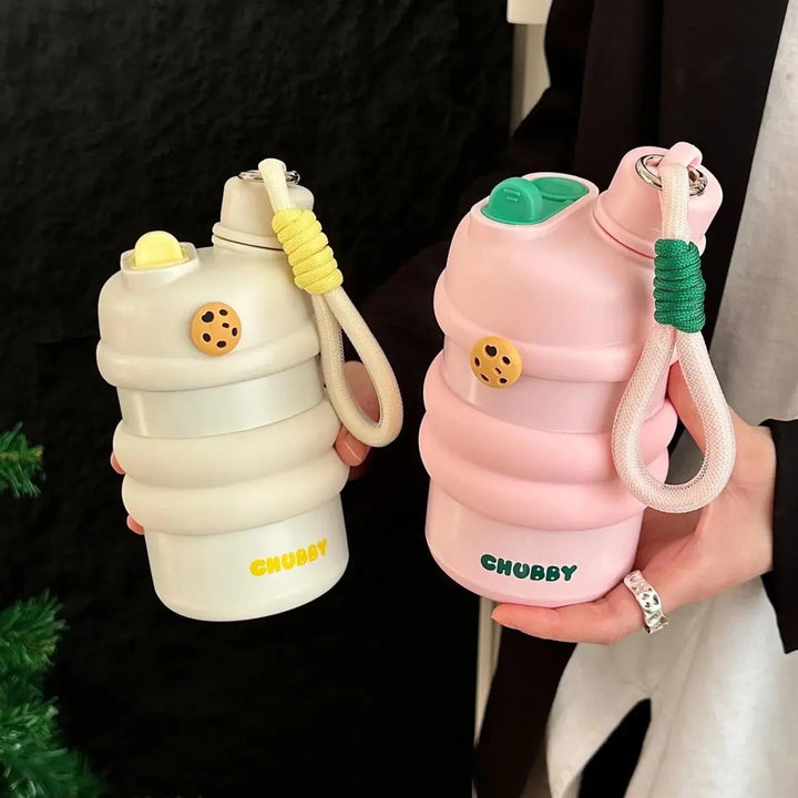 Women's Sporty Stainless Steel Water Bottle Bowlift