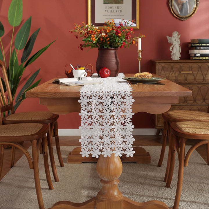 Floral Lace Table Runner