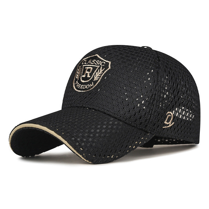 Women's Sporty Mesh Baseball Cap with UV Protection Bowlift