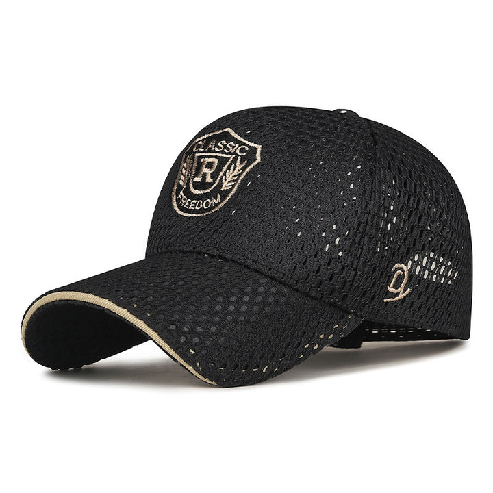 Women's Sporty Mesh Baseball Cap with UV Protection Bowlift