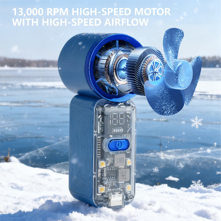 Smart USB Rechargeable Desk Fan Bowlift