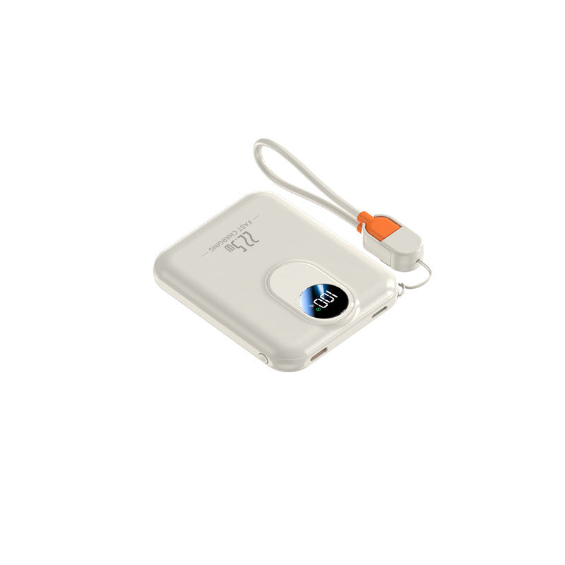 Portable power bank with intelligent fast charging interface and digital display Bowlift