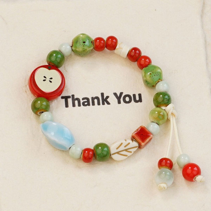 Heart-Shaped Beaded Bracelet Bowlift