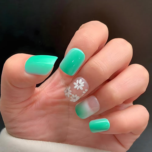 Floral Elegant Press-On Nail Art Set Bowlift
