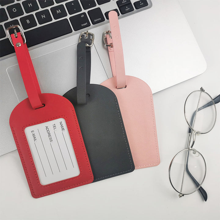 Women's high-quality and durable leather luggage tag Bowlift