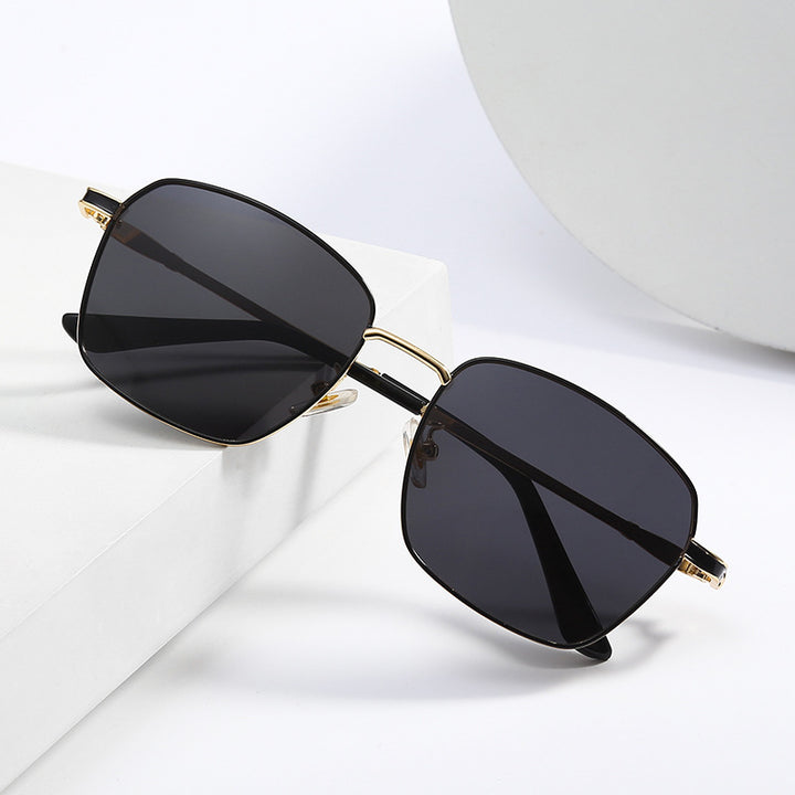 Men's Square Designer Sunglasses with High UV Protection Bowlift