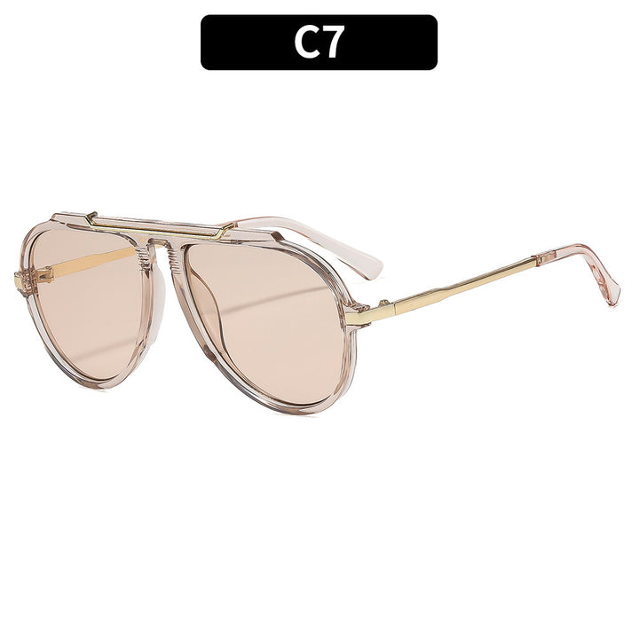 Retro-Inspired Fashion Aviator Sunglasses
