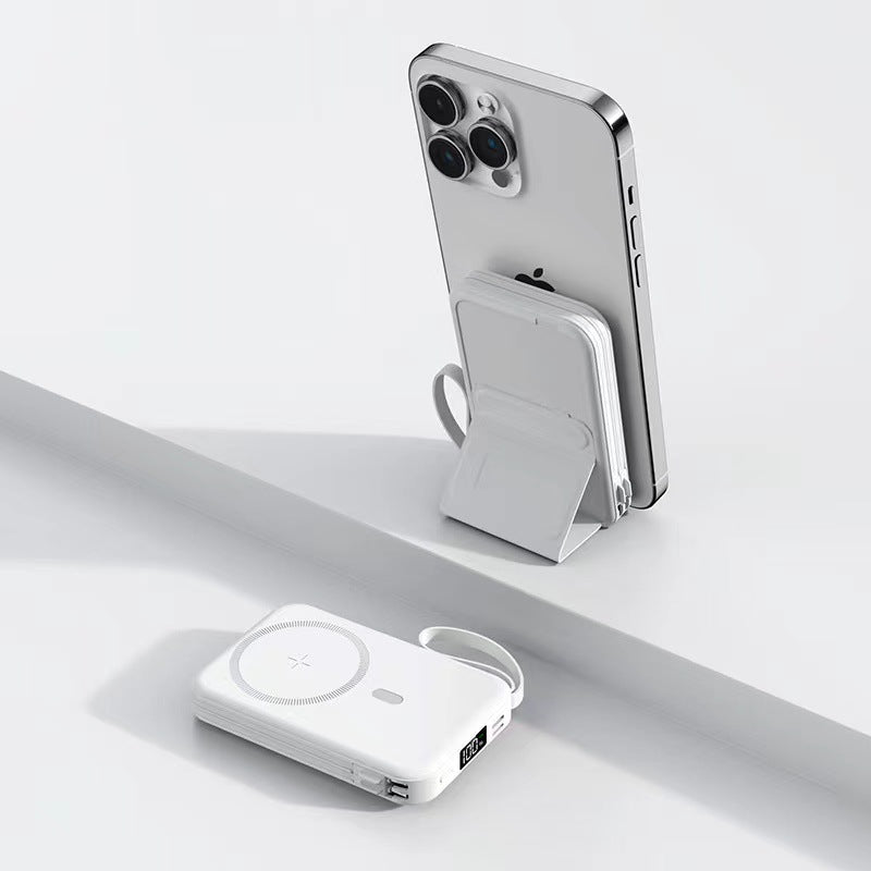 Portable power bank with magnetic mount and fast charging function Bowlift