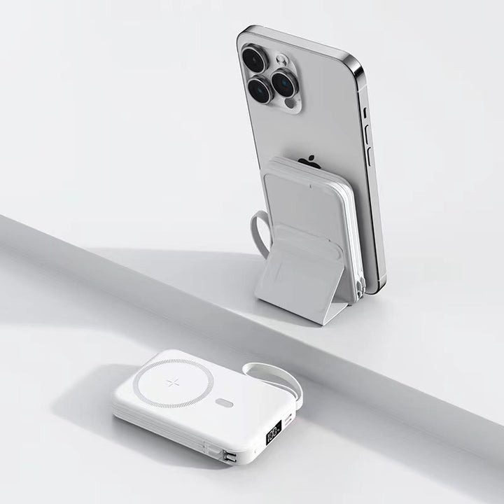 Portable power bank with magnetic mount and fast charging function Bowlift