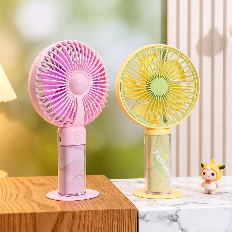 Portable table fan with USB connection and flexible tilt function Bowlift