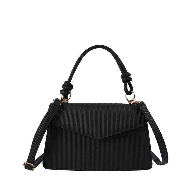 WoRibbed Texture Structured Handbag Bowlift