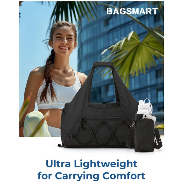 Multi-Functional Workout Duffle Bag with Water Bottle Holder Bowlift