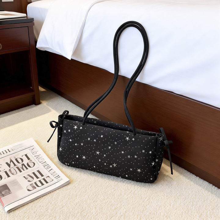WoStar-Patterned Compact Shoulder Bag Bowlift