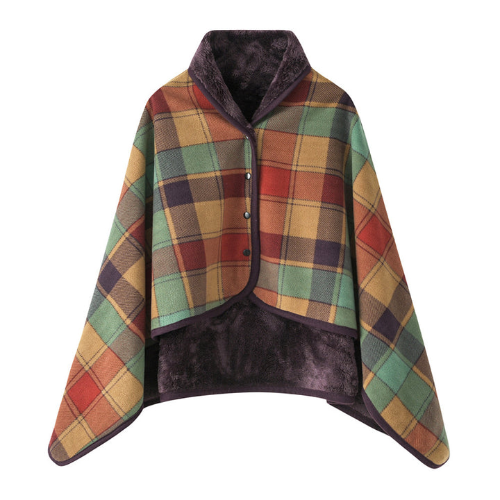 Women Cozy Blanket Poncho Bowlift