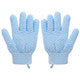 Exfoliating Bath Gloves with Deep Textured Scrub Surface and Elastic Wrist Bowlift