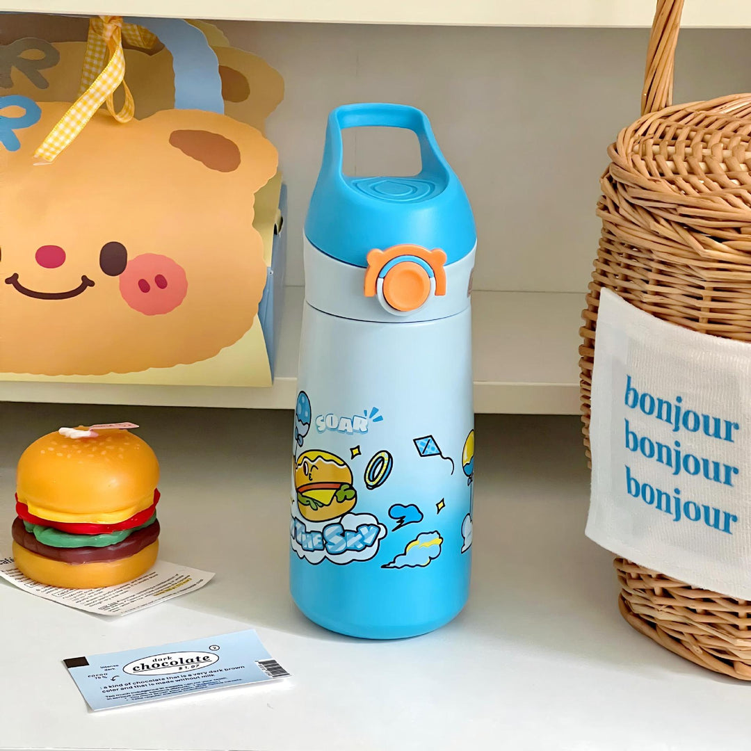Women Kids Water Bottle with Child-Friendly Design Bowlift