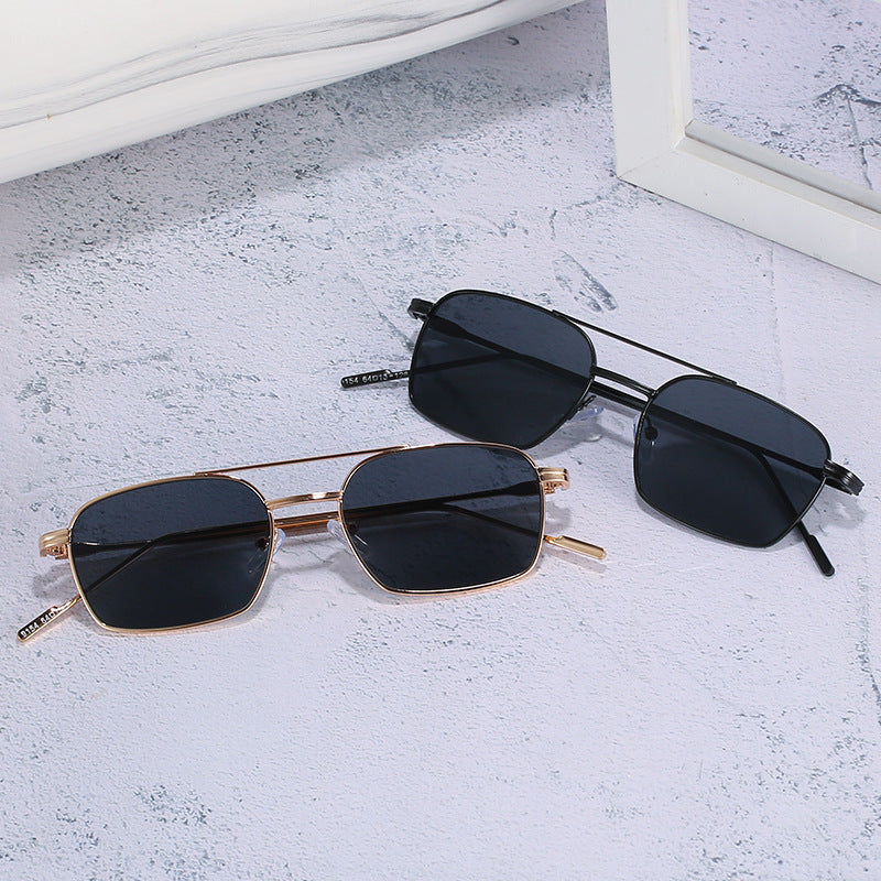 Elegant Geometric Frame Sunglasses Bowlift