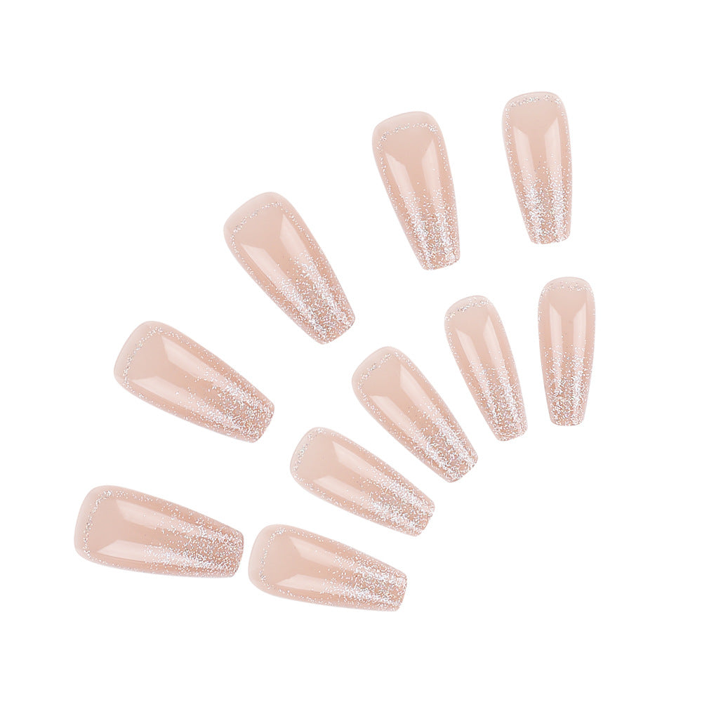 Glittery Long-Lasting Press-On Nails Bowlift