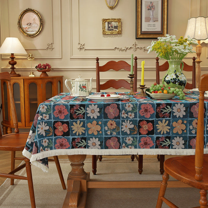 Botanical Print Table Cover