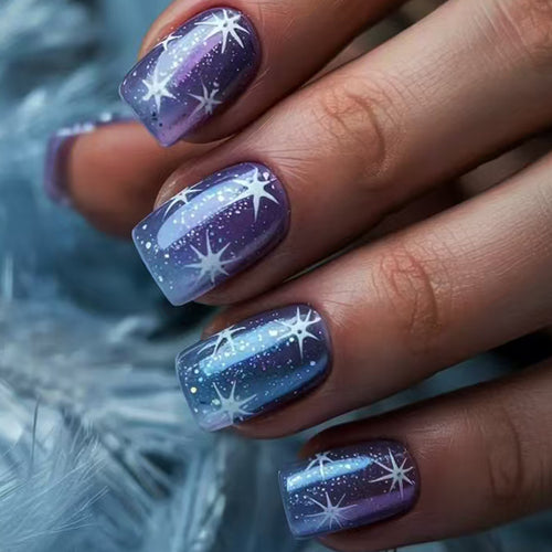 Cosmic Starry Nail Art Bowlift