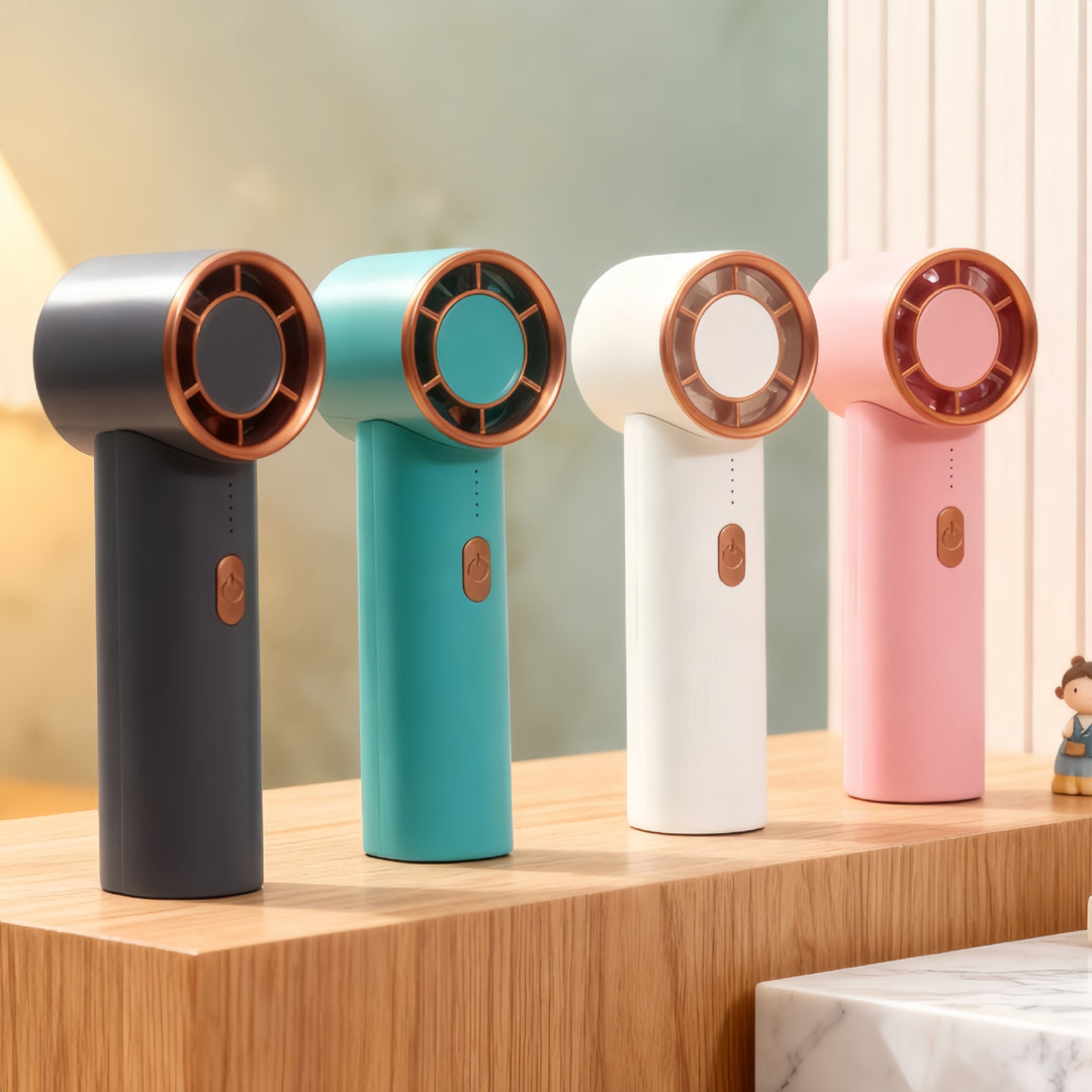 Ladies portable USB hand fan with modern design Bowlift