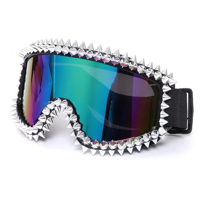 Ladies fashionable ski goggles with trendy stud design Bowlift