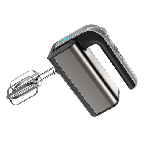 High-Power Electric Hand Mixer with Stainless Steel Attachments Bowlift