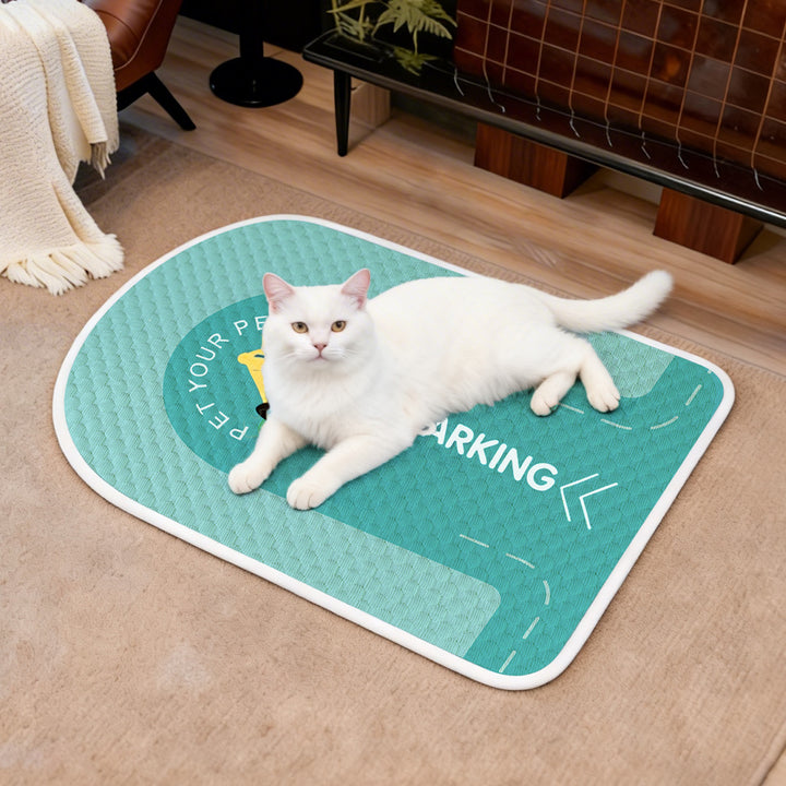 Ladies Comfortable and Easy-Care Pet Mat with Modern Patterns Bowlift