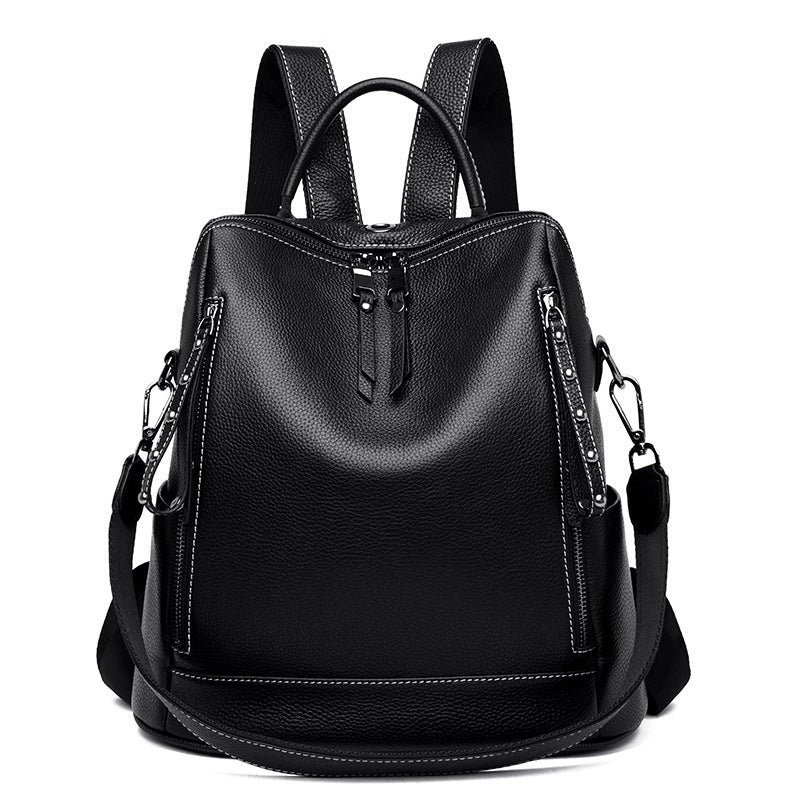 Premium Leather Backpack Bowlift