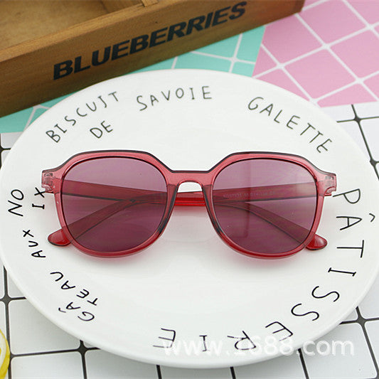 Women's geometric sunglasses with transparent frame structure Bowlift