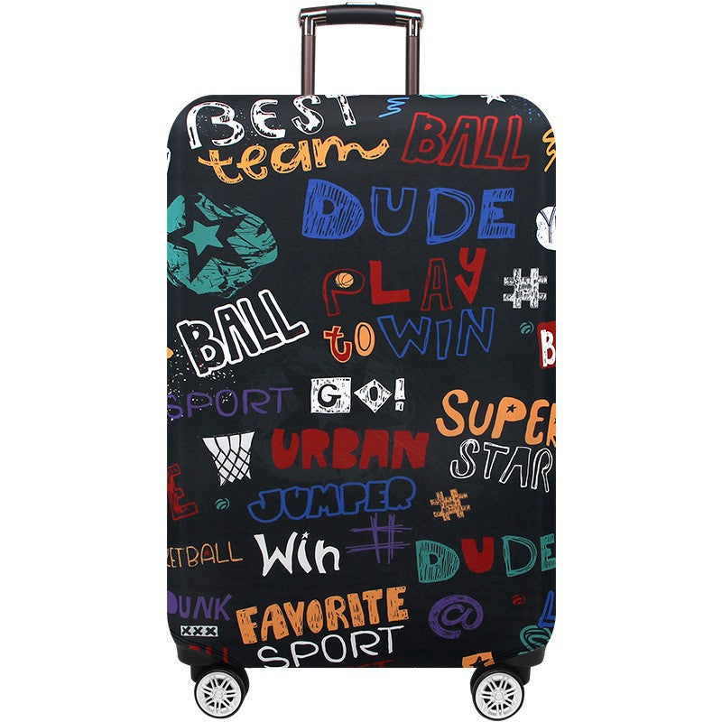 Unisex hard shell trolley with eye-catching marble print, telescopic handle and impact-resistant construction Bowlift