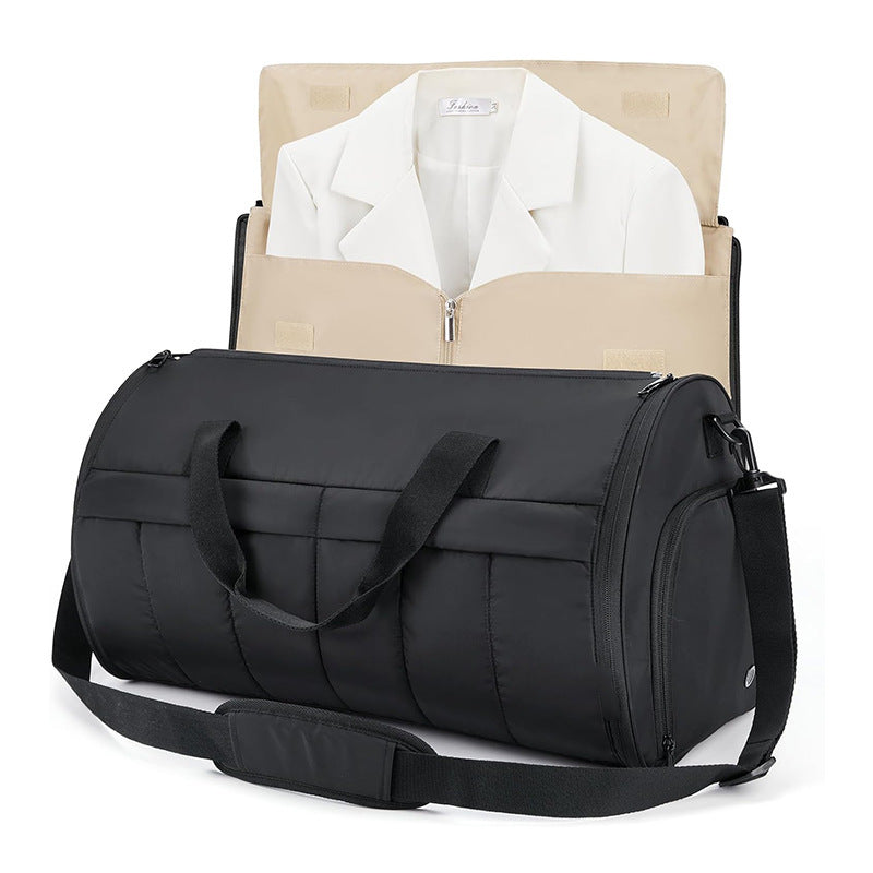 Multifunctional Business Travel Bag with Separate Suit Compartment Bowlift