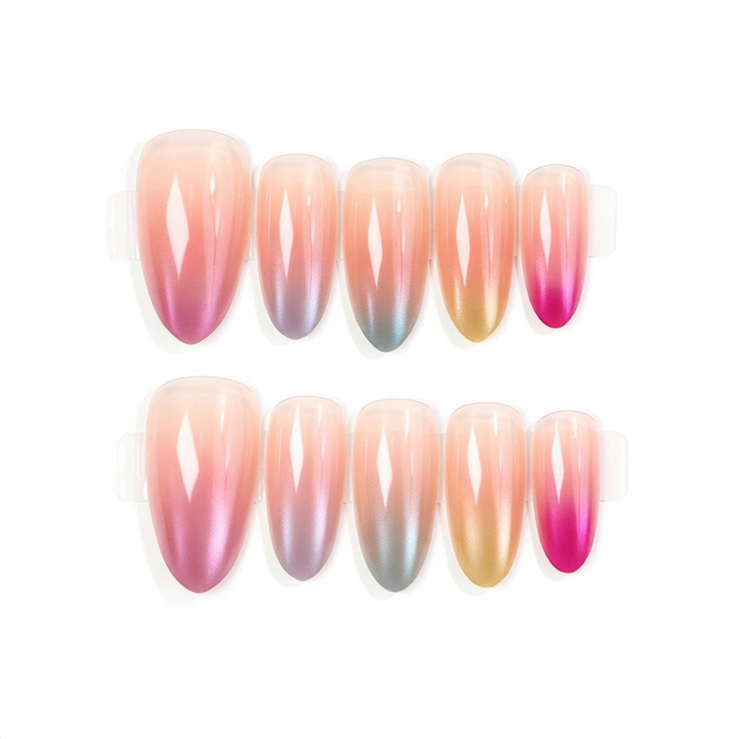 Ombre Gradient Press-On Nail Set Bowlift