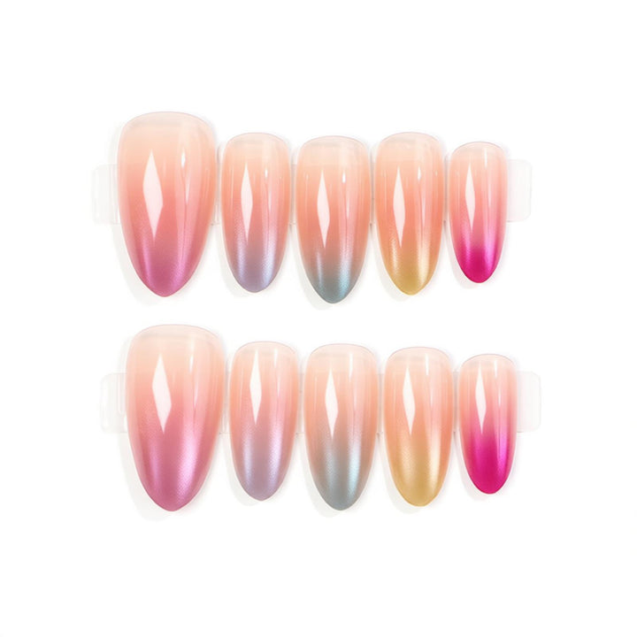 Ombre Gradient Press-On Nail Set Bowlift
