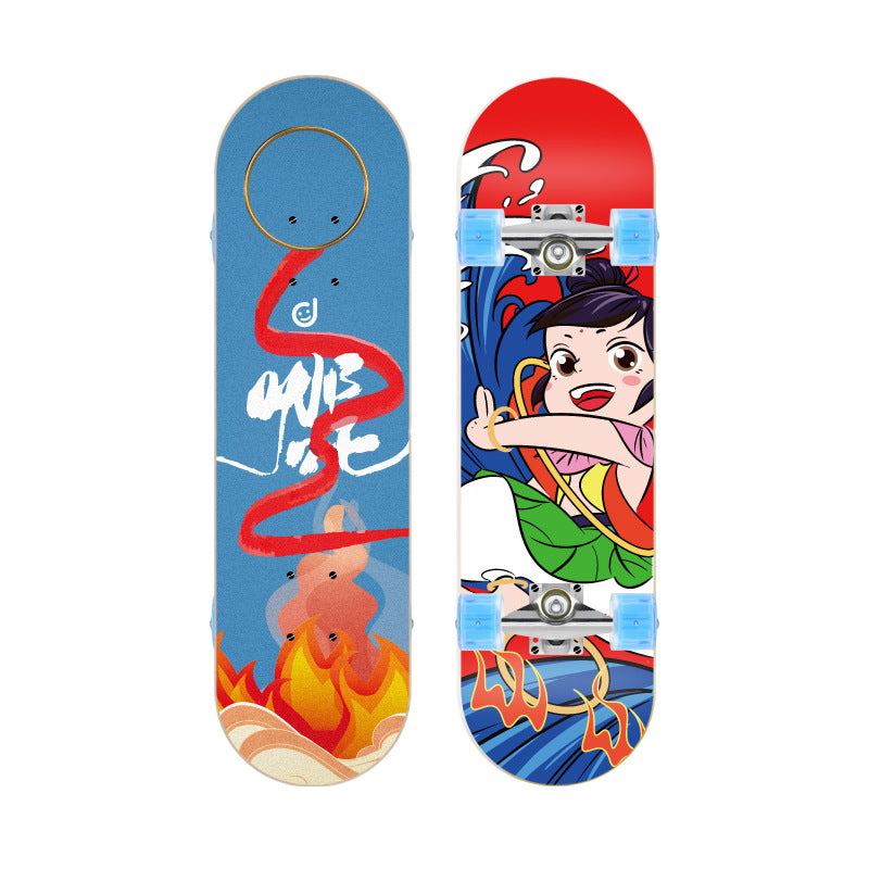Unicorn-Themed Beginner Skateboard Bowlift