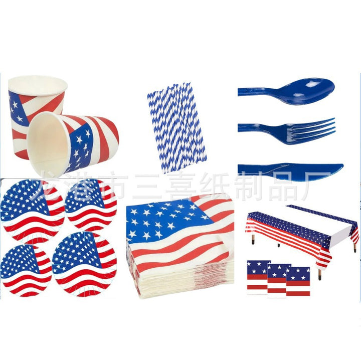 Unisex decorative star and stripe ribbon for DIY craft projects Bowlift