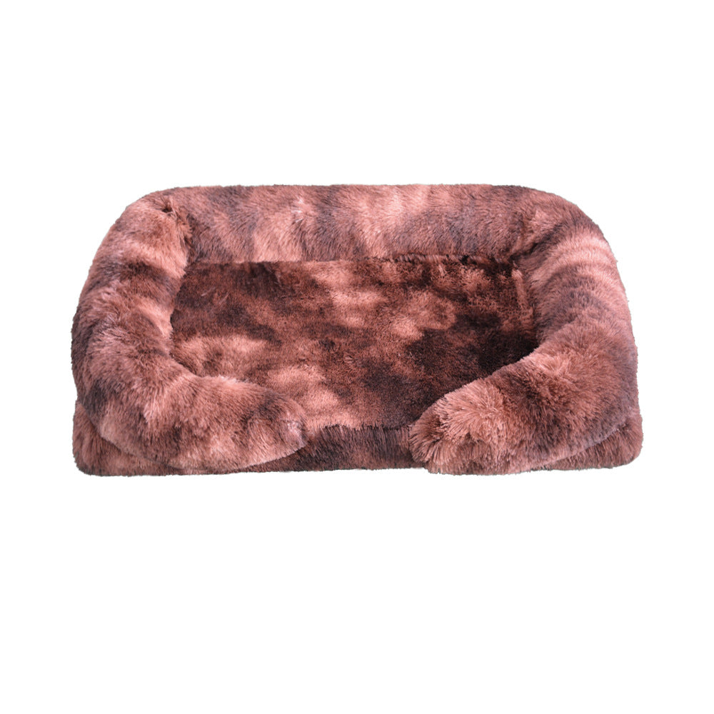 Plush Orthopedic  Cradle  Dog Bed