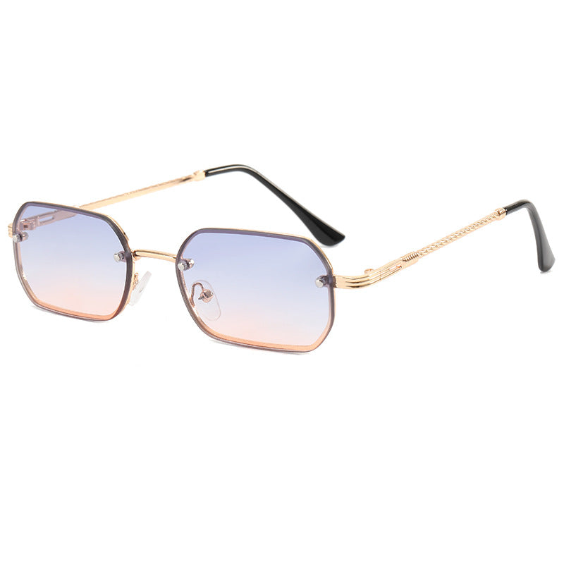 Women's stylish octagonal sunglasses with luxurious metal frame Bowlift