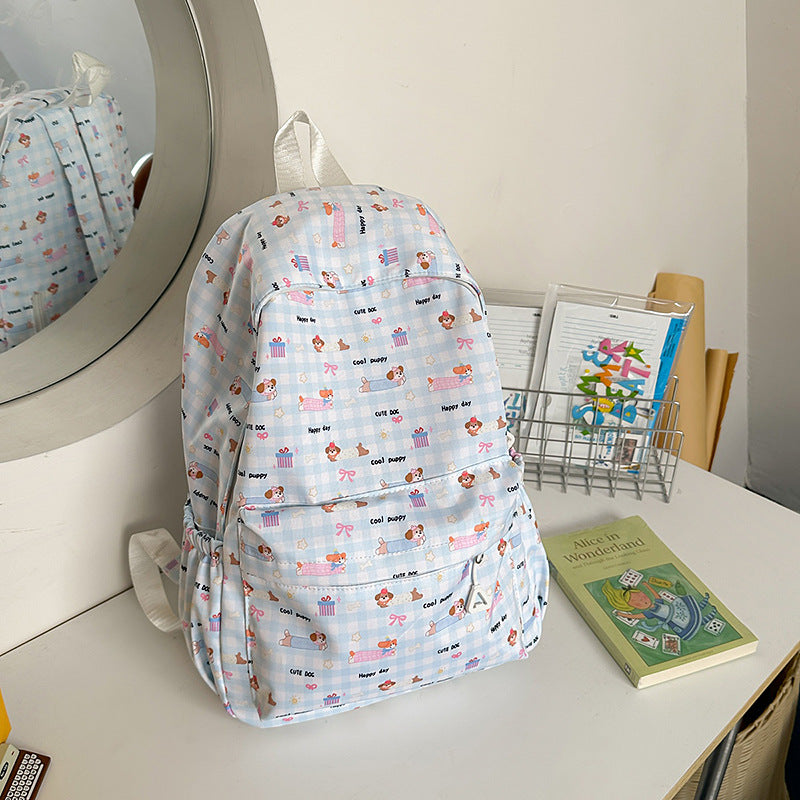 Cute Cat-Themed Backpack Bowlift
