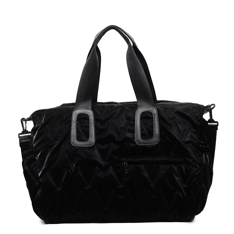 Quilted Lightweight Weekender Bag