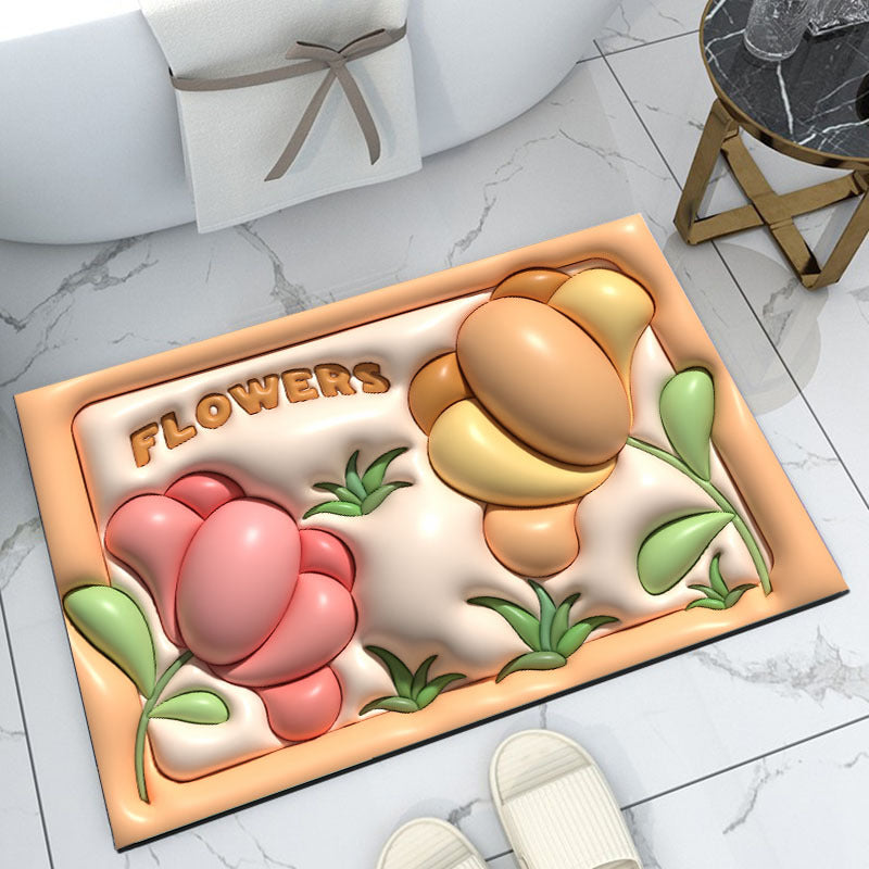 Home Decorative Bath Mat Bowlift