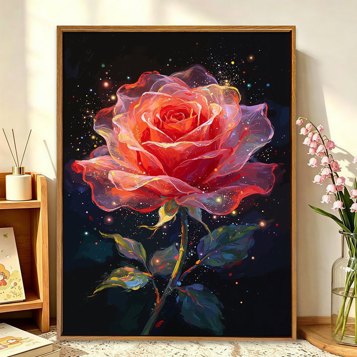 Floral Galaxy Canvas Art Bowlift