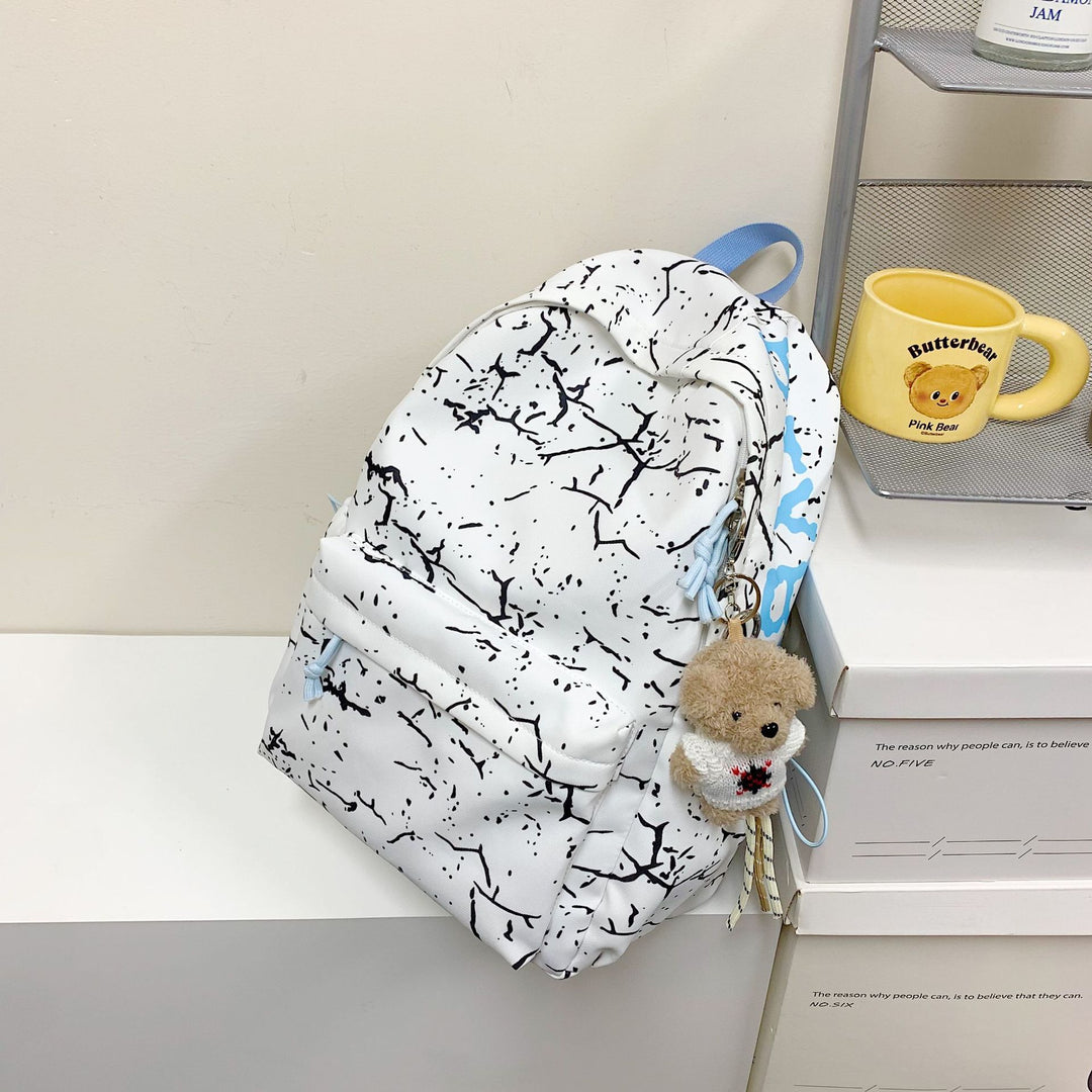 Abstract Print Backpack Bowlift