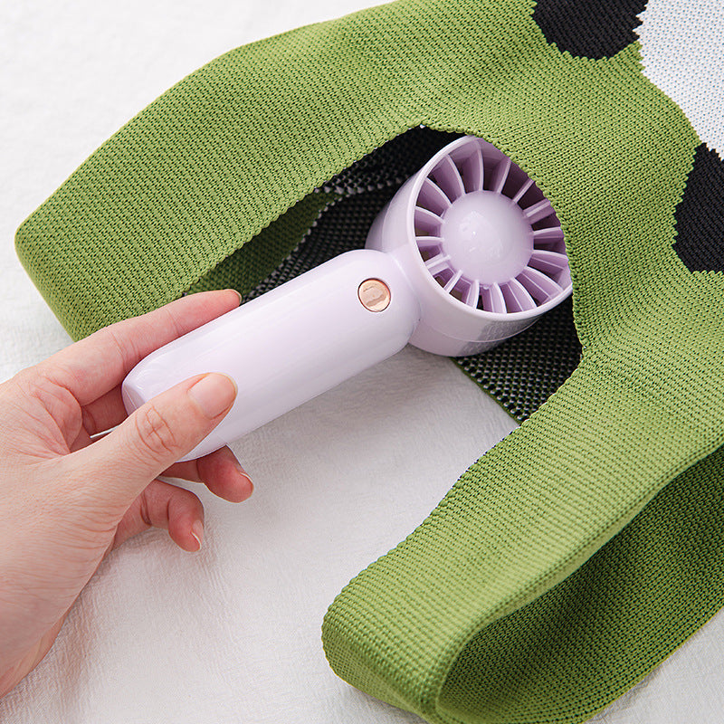Unisex Portable Hand Fan with Cute Animal Design Bowlift