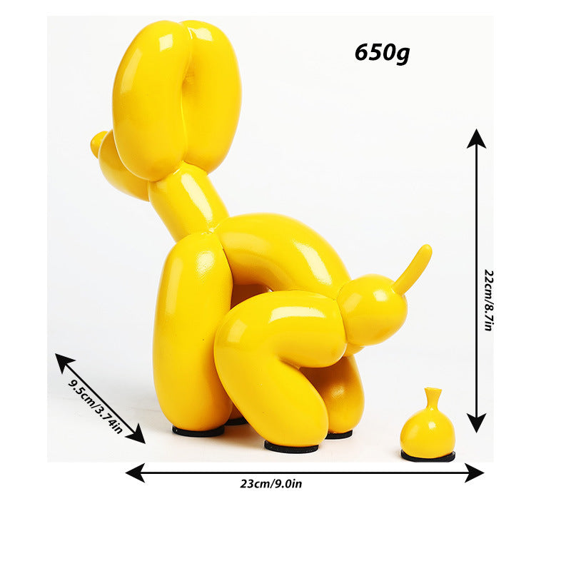 Decorative Dog Figure Bowlift
