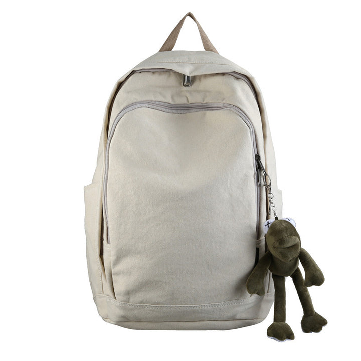 Casual Canvas School Backpack Bowlift