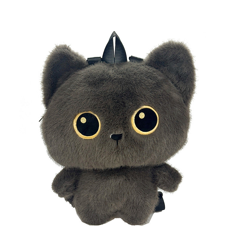 Cute Plush Cat Backpack Bowlift