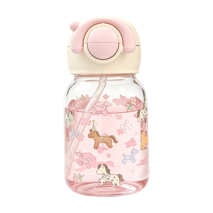 Women's funny drinking bottle with cute animal motif Bowlift