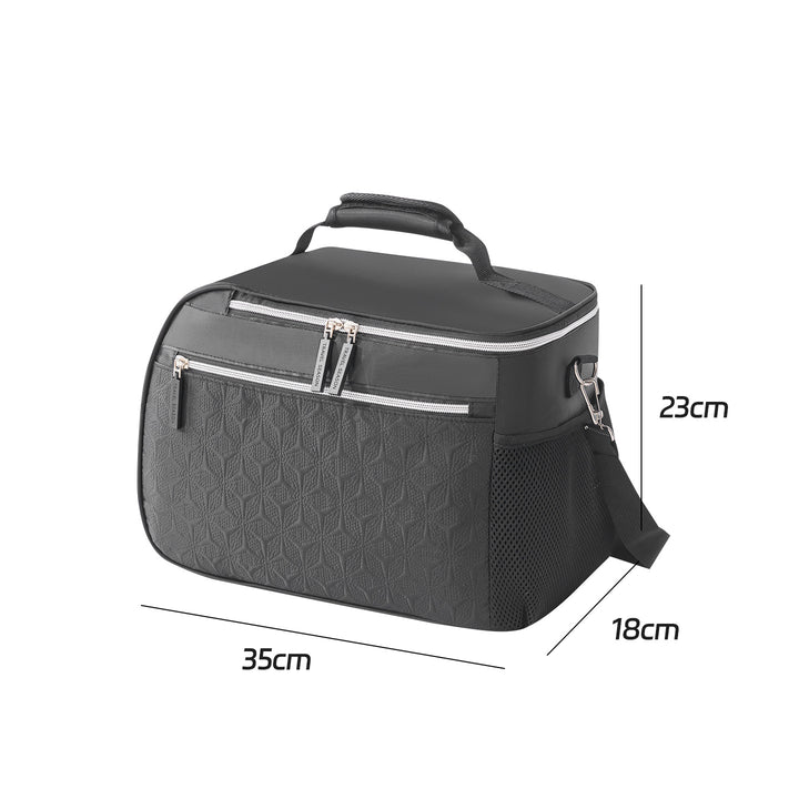 Insulated Cooler Bag With Integrated Compartments Bowlift