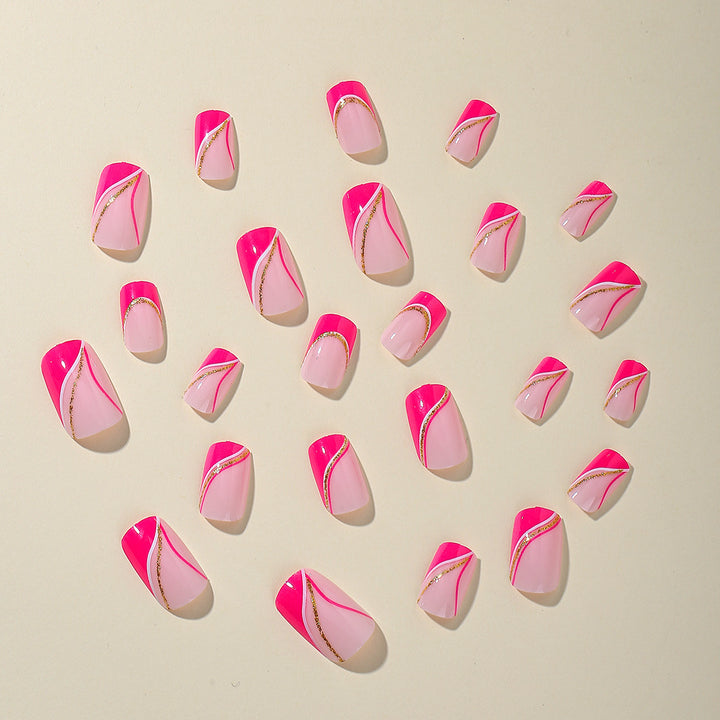 Glamorous Gradient Nail Art Extensions Bowlift